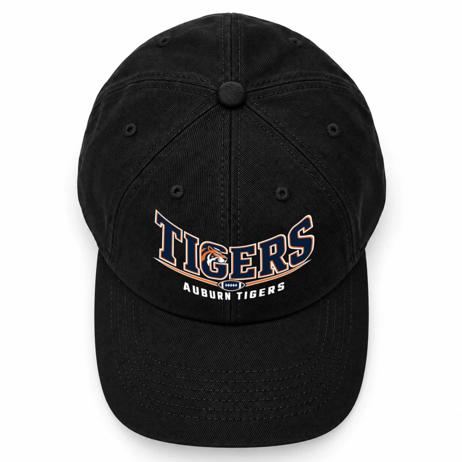 Auburn Tigers Washed Cotton Baseball Cap