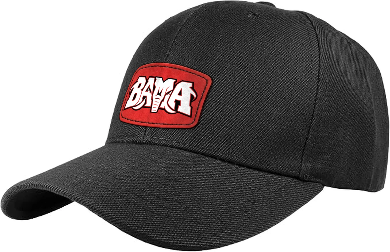 Bama Red Patch Baseball Cap, Low Profile Unstructured Game Day Dad Hat