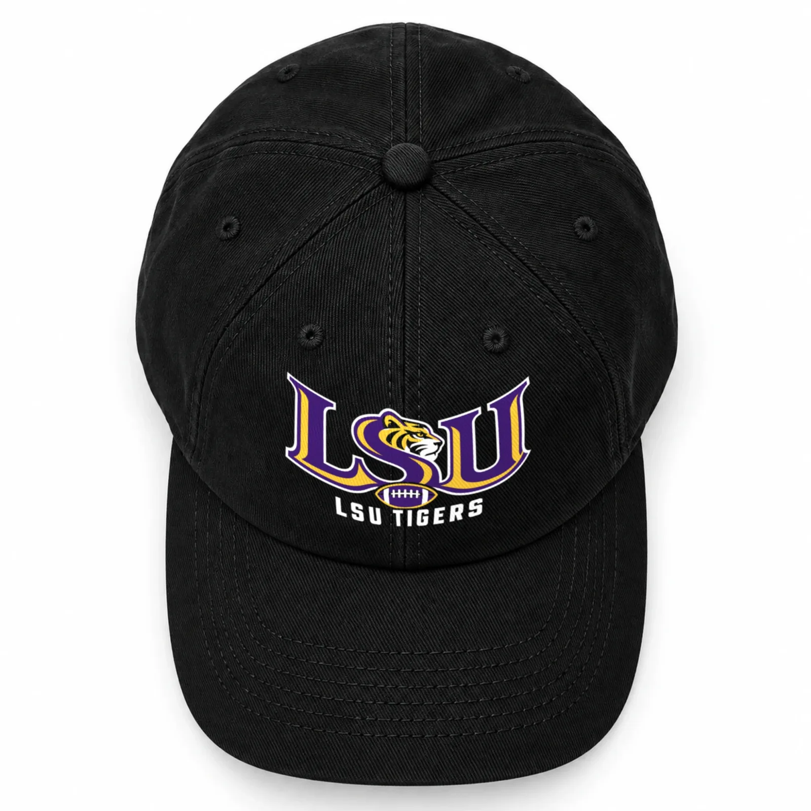 LSU Tigers Washed Cotton Baseball Cap