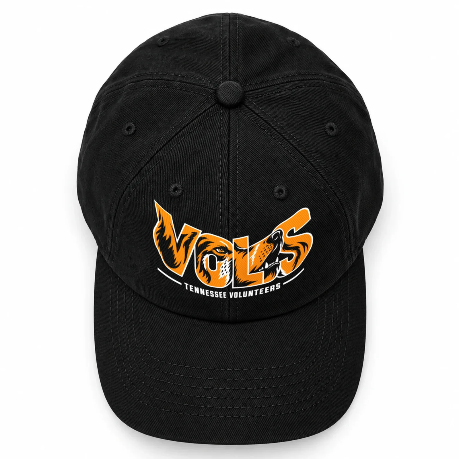 Tennessee Vols Mascot Baseball Cap, Volunteers Game Day Washed Cotton Dad Hat