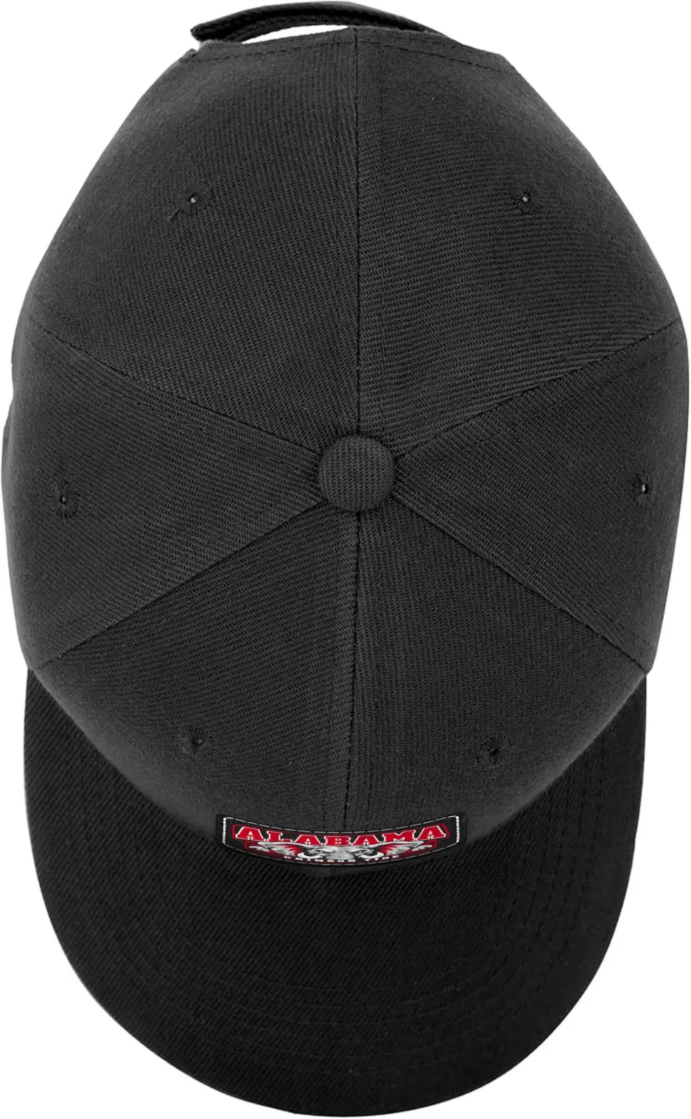 Alabama Crimson Tide Leatherette Patch Baseball Cap, Low Profile Unstructured Dad Hat