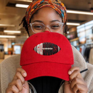 Go Dawgs Cap - Flat Print Adjustable Sports Fan Hat
